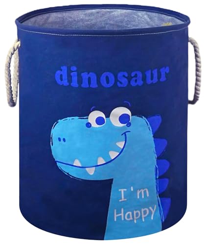 Image of Round Laundry Basket Storage Bins Nursery Hamper Gift Baskets for Home,Office,Home Decor