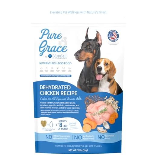 Blue Ball Pet Nutrition Pure Grace Dehydrated Chicken Recipe Dog Food