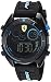 Ferrari Men's Forza Quartz Watch with Silicone Strap, Black, 22 (Model: 0830550)