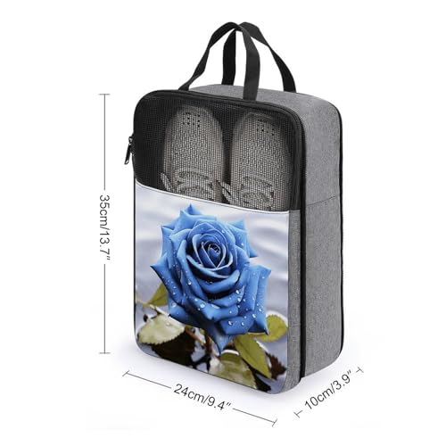 Sac à chaussures contre le désordre, rangement suspendu gris taille unique - 2