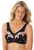 Glamorise Women's Plus-Size Embroidered Magiclift Bra