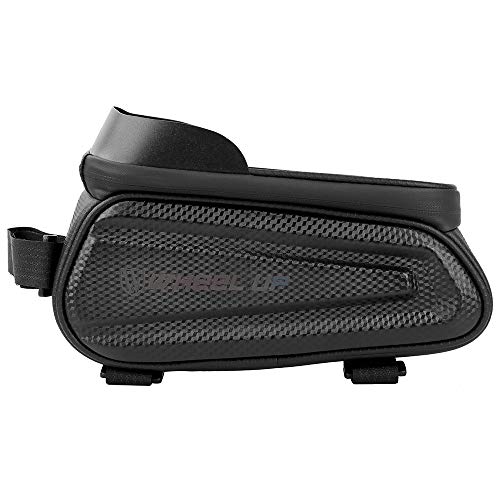 Saco de tubo, Romacci Bolsa com estrutura de bicicleta Bolsa para tubo frontal Bolsa para guiador Bo
