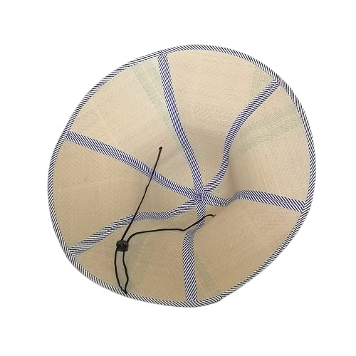 YYJINGYOU-Straw-hat-Sun-Hats-for-Men-Beach-hat-Straw-Life-Jacket-Sunhat-Foldable-and-Rolled-up-Yellow-5-18-5-38