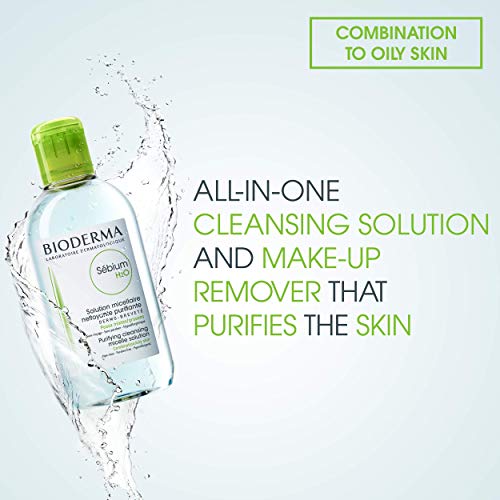 Bioderma 991830 Sébium H2O Pump, Micellar Water, Cleansing And Make-Up Removing For Combination To Oily Skin thumb #3