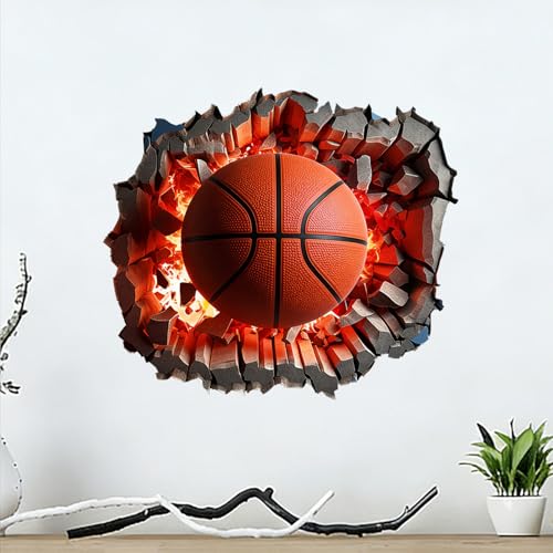 Vinilo decorativo 3D baloncesto 18.9 x 15.7 pulgadas miniatura 7