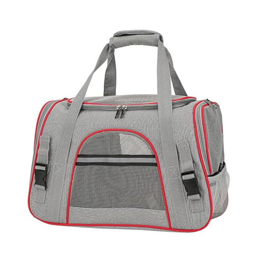ペットトートバッグ 軽量 ダブルファスナー 通気 快適 折りたたみ式 安定性 メッシュ 旅行 防災 室内用可 リュック 犬猫兼用 猫キャリーバッグ ペット用 改良 携帯やすい 猫/犬/うさぎ用小屋 ファーリングの敷物