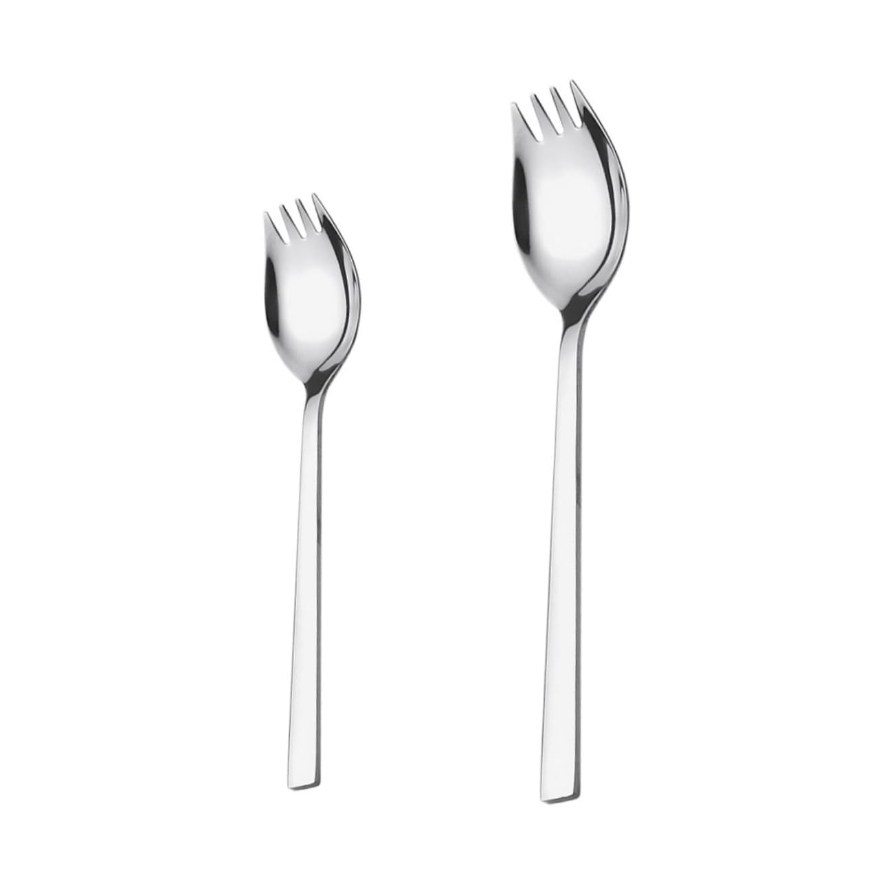 Alipis Stainless Steel Salad Forks and Spoons Set 304 Material Easy to Use and Clean