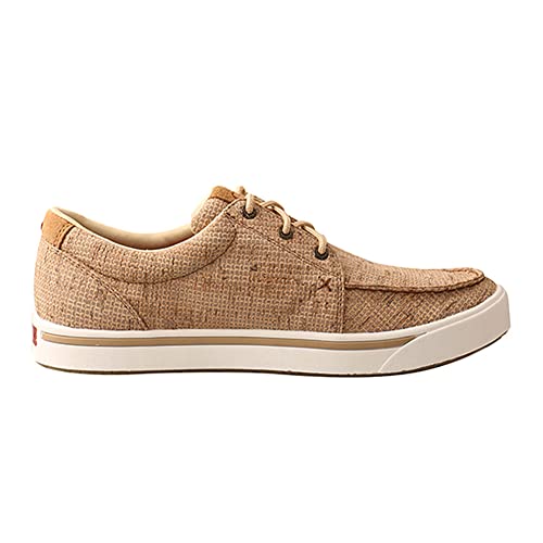 Image of Twisted X Men's Kicks Casual Shoes Moc Toe Tan 12 D