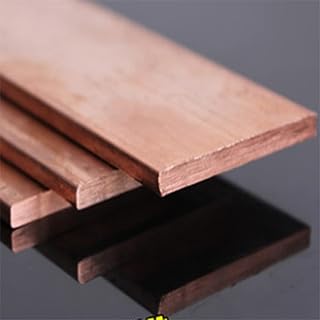 Davitu Wires & Cables - Customized T2 copper bar / copper plate / copper bar / red copper plate / red copper bar / copper block 2pcs 4x25x221mm - (Length: 221MM, Specification: 2pcs 4X25mm)
