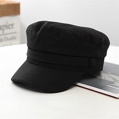 Béret d'été femme au design octogonal vintage, couvre-chef élégant et confortable