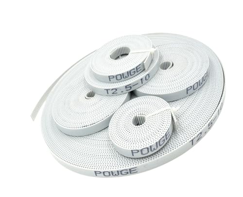 Correa dentada síncrona abierta T2.5 de 4mm para evitar holguras 3