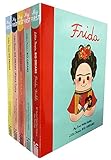 Little People, Big Dreams 5 Books Collection Set Titles in the Set AMaya Angelou, Marie Curie, Frida Kahlo, Coco Chanel, Amelia Earhart