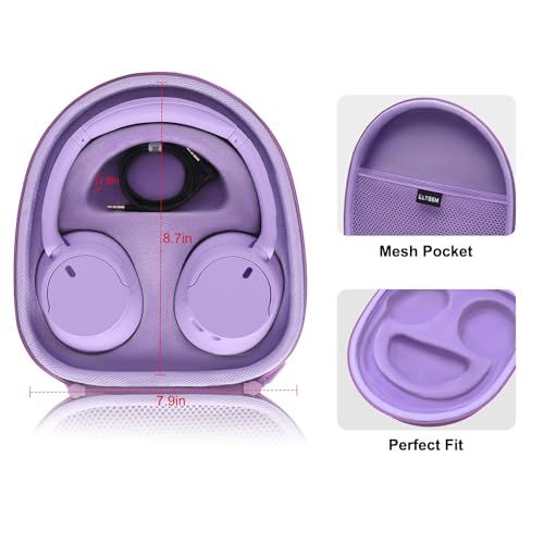 Image of LTGEM Case Compatible with Sony WH-CH720N / WH-CH520 / WHCH710N / WH-CH510 Headphones, Hard Travel Carrying Case for Sony WH-CH720N / WH-CH52 Headphones(Pink)