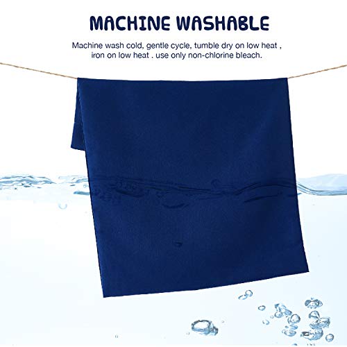 Image of EXQ Home Toddler Pillowcases Zippered 13x18 Travel Pillow Case Set of 2, Small Pillow Case Fits Baby Pillow Sized 12x16, 13x18, Kids Pillowcases 2 Pack Machine Washable(Navy)