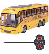 Dpofirs RC School Bus, School Bus Toy for Toddlers Remote Control Car Vehicles Remote Control Bus...