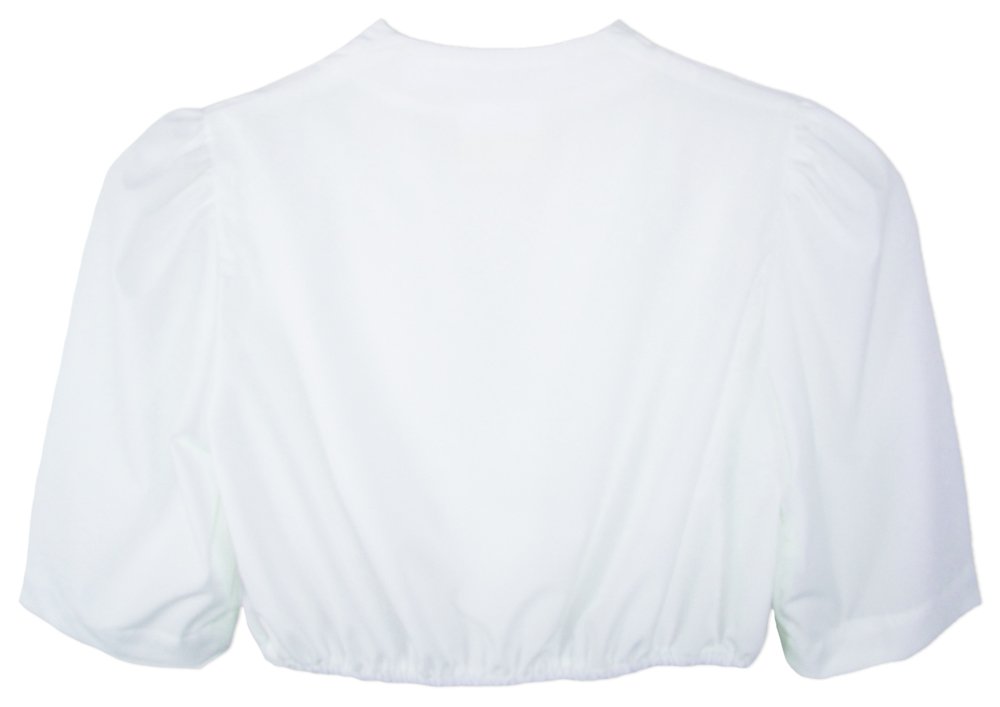 Pierre Marcel Melina - Camicia da donna in seta con scollo a V, colore: bianco