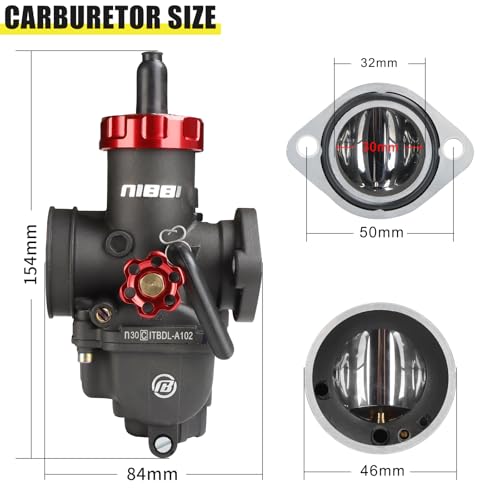 Image of NIBBI PEZ30 Carburetor For Dirt Pit Bike ATV Go Kart
