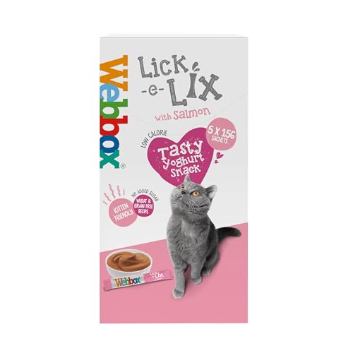 Webbox Cat Delight Lick-e-Lix Cat Treat - Salmon & Omega