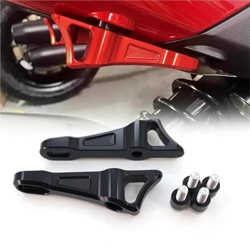 Plaques de suppression repose-pieds Yamaha R7 R1M en aluminium anodisé
