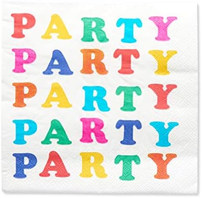 American Greetings Rainbow Party Supplies, Lunch Napkins (50-Count)
