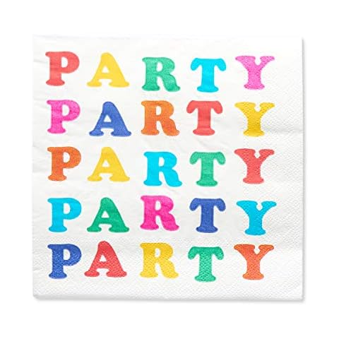 American Greetings Rainbow Party Lunch Napkins Cover
