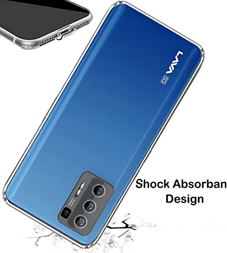 Image of Soft Flexible Silicone Back Cover Compatible with (Lava Agni 5G, Transparent Case)