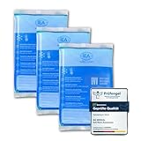 IEA Medical Kalt Warm Kompressen | 3er Set | 12x20 cm | Kühlpacks für Prellungen, Insektenstiche und anderen Verletzungen | wiederverwendbare Gel-Kühlkissen (3er Set Kompresse M)