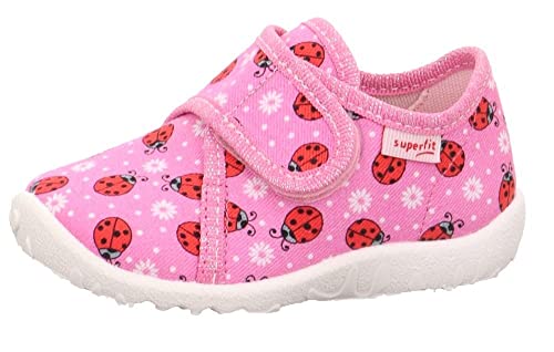 Superfit Baby-Mädchen Spotty Hausschuh, ROSA/Mehrfarbig 5530, 18 EU