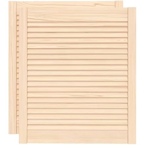 vidaXL Portes d'Armoire à Persiennes Cover