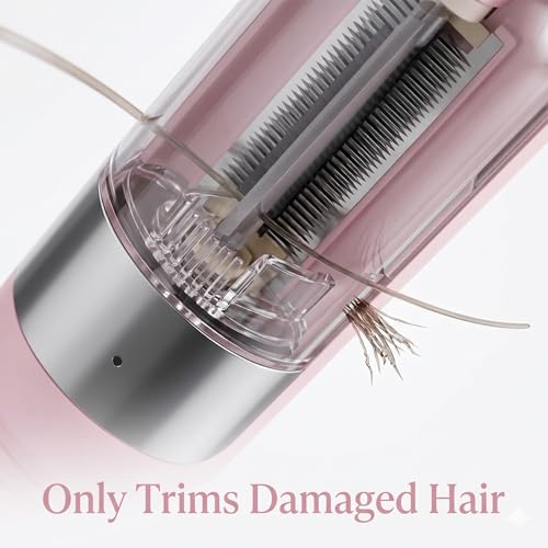 Image of MNMK Split Ends Trimmer for Women | Cordless Rechargeable Split End Remover Machine | Frizz-Free Damaged Dry Strands Care Tool | USB Charging | Salon Style Styling Device