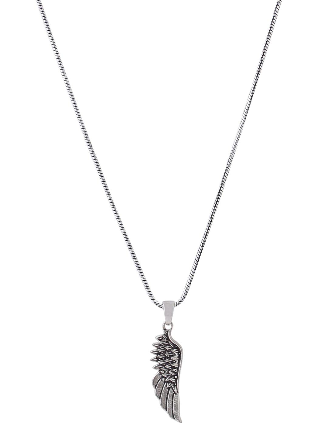 Viraasi Angel Wing Pendant with Chain for Men and Boys - Gift for Mens (B0BVFJW2K3) Amazon Price History, Amazon Price Tracker