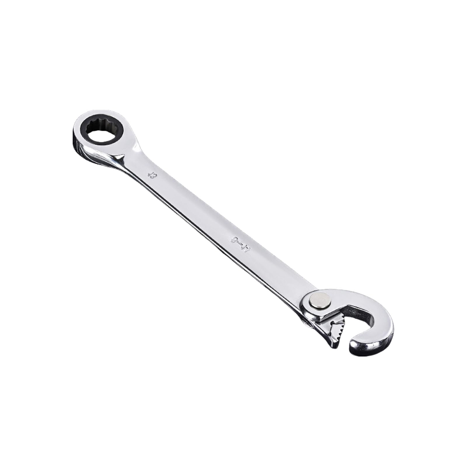 Compactly Ratcheting Wrenches Labor Saving Mechanism Spanner Ideal for Plumbing Installation and Furniture Assembly Alloy Steel Ratcheting Wrench