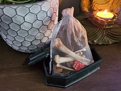 Bone Casting Kit For Hoodoo Witchcraft Divination Magick Bone Throwing Gift Set #TOP3