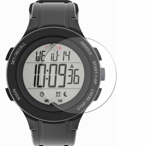 Puccy 3 Pack Tempered Glass Screen Protector, compatible with Timex IRONMAN T200 42mm Protectors Guard