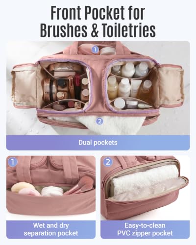 LIGHT FLIGHT Puffy Quilted Toiletry Bag