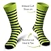 Feraricci Men's Striped fashion patterned colorful dress and formal socks (Green)