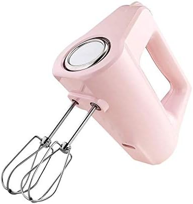 Pink Eggbeater, Household 5 Speed Multi Function Mini Electric Food Mixer Handheld Eggbeater, Kitchen Food Processor