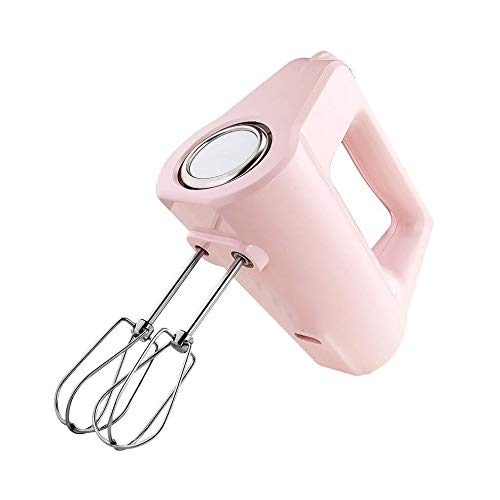 Pink Eggbeater Household 5 Speed Multi Function Mini Electric Food Mixer Handheld Eggbeater Kitchen Food Processor