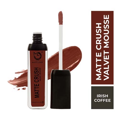 Image of Matt Look Matte Crush Velvet Mousse Lipstick, Irish Coffee (10ml)