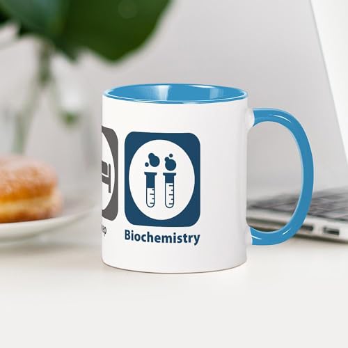Taza de cerámica 11 oz con diseño biología miniatura 4