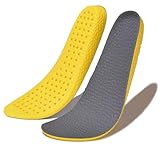 GXZUORUI Wide Toe Box Insoles for Barefoot Shoes, Shock Absorbing Breathable Memory Foam Replacement Insoles, Comfort Fit for Wide Feet & All-Day Wear (1, Men 8-8.5 | Women 9-9.5(10.63')(27CM))
