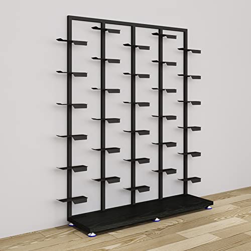 Commercial Clothing Store Shoe Rack Display Rack,Creative Modern Retail Boutique Sneaker Basketball Shoes Organizer Stand,Large Free Standing Shoe Organizer Display & Storage Shelf Rack