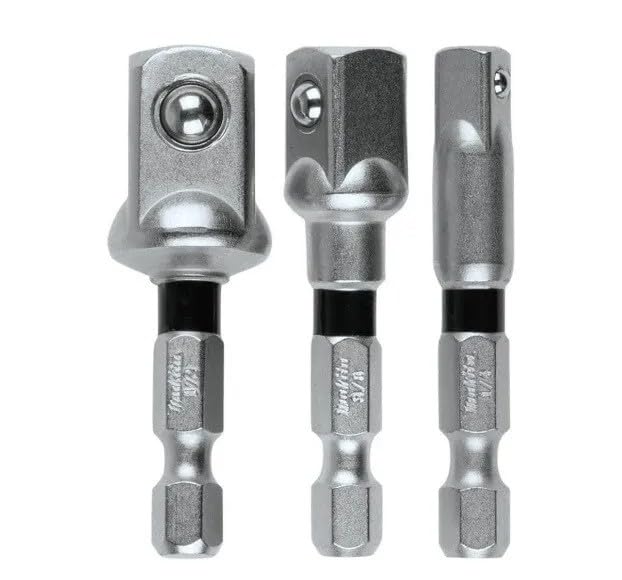 Makita Impact XPS Mixed Bit Socket Adapter, 50 mm (3 Pieces Set)