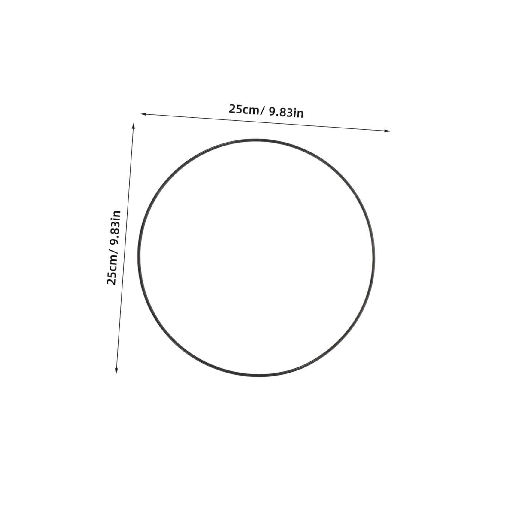 PRETYZOOM 6pcs Metal Hoop Rings for Crafting Floral Wreath Frame DIY Dream Catcher Accessories Minimalist Design for Home Decor Versatile and Elegant Metal Hoops