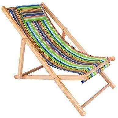 Chaise longue pliante en bois massif pour sublimer votre balcon ou terrasse