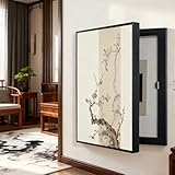 Copri Quadro Elettrico Decorativo - Coperchio Contatore Elettrico Interno Senza Foratura,Nascondere Contatore Luce,per Soggiorno, Camera da Letto, Ingresso