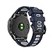 LICHIFIT 26MM Silicone Two-Color Watch Strap Wristband Bracket for Garmin Fenix 7X / 6X / 5X / 3 Upgraded Parts