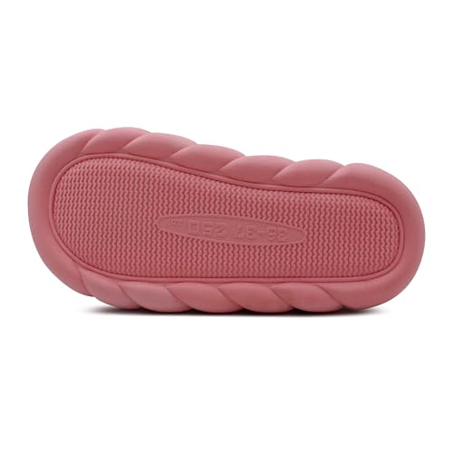 Image of VRITRAZ Unisex Adult Comfort Closed Toe Warm Fur Home Clogs Indoor Slipper for Women
