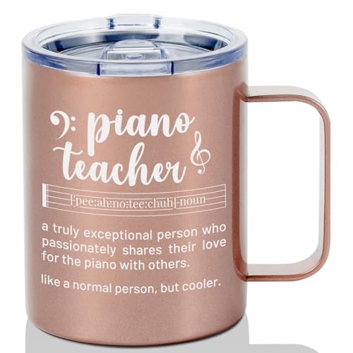 Onebttl Piano Teacher Gift for Women, 12oz/350ml Stainless...