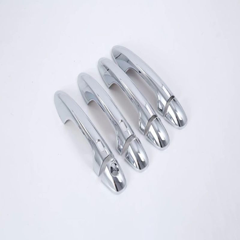 Car Exterior Door Handles for HILUX REVO Rocco, Door Handle Cover Protector Anti-Scratch Outside Door Handle,B/Electroplating